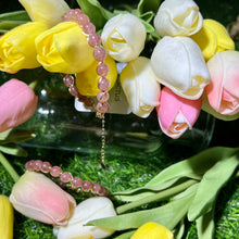 Load image into Gallery viewer, Strawberry quartz bracelet