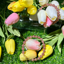 Load image into Gallery viewer, Strawberry quartz bracelet