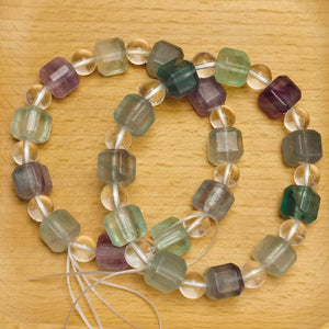 Flourite Cube Bracelet