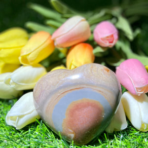 Ocean Jasper Heart