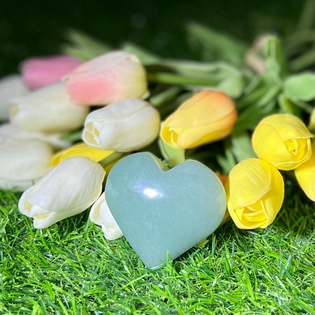 Green Aventurine Heart