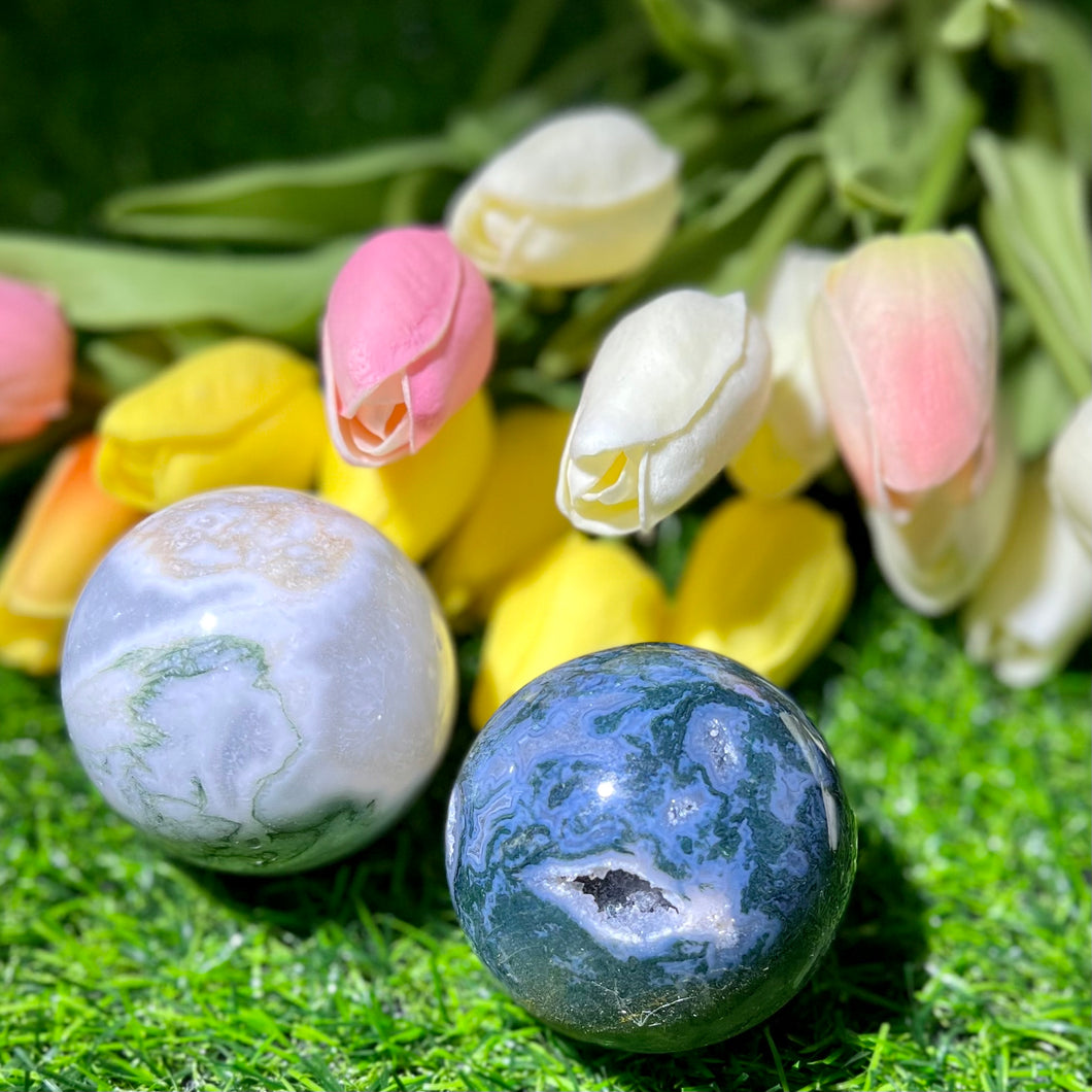 Moss Agate Sphere