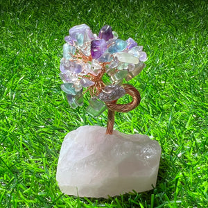 Crystal gravel tree