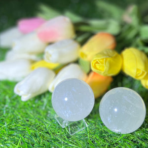 Clear quartz Sphere