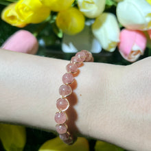 Load image into Gallery viewer, Strawberry quartz bracelet
