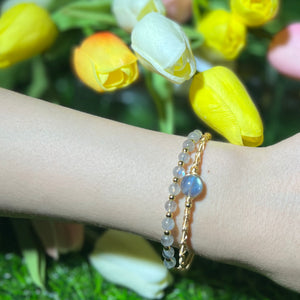 Blue moon stone bracelet